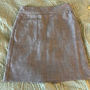 LOFT Classic Gray Women's Pocket Skirt